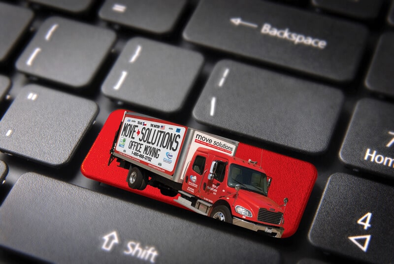 MSL Truck on red Computer Key