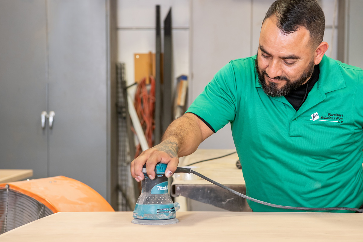 worksurface modification